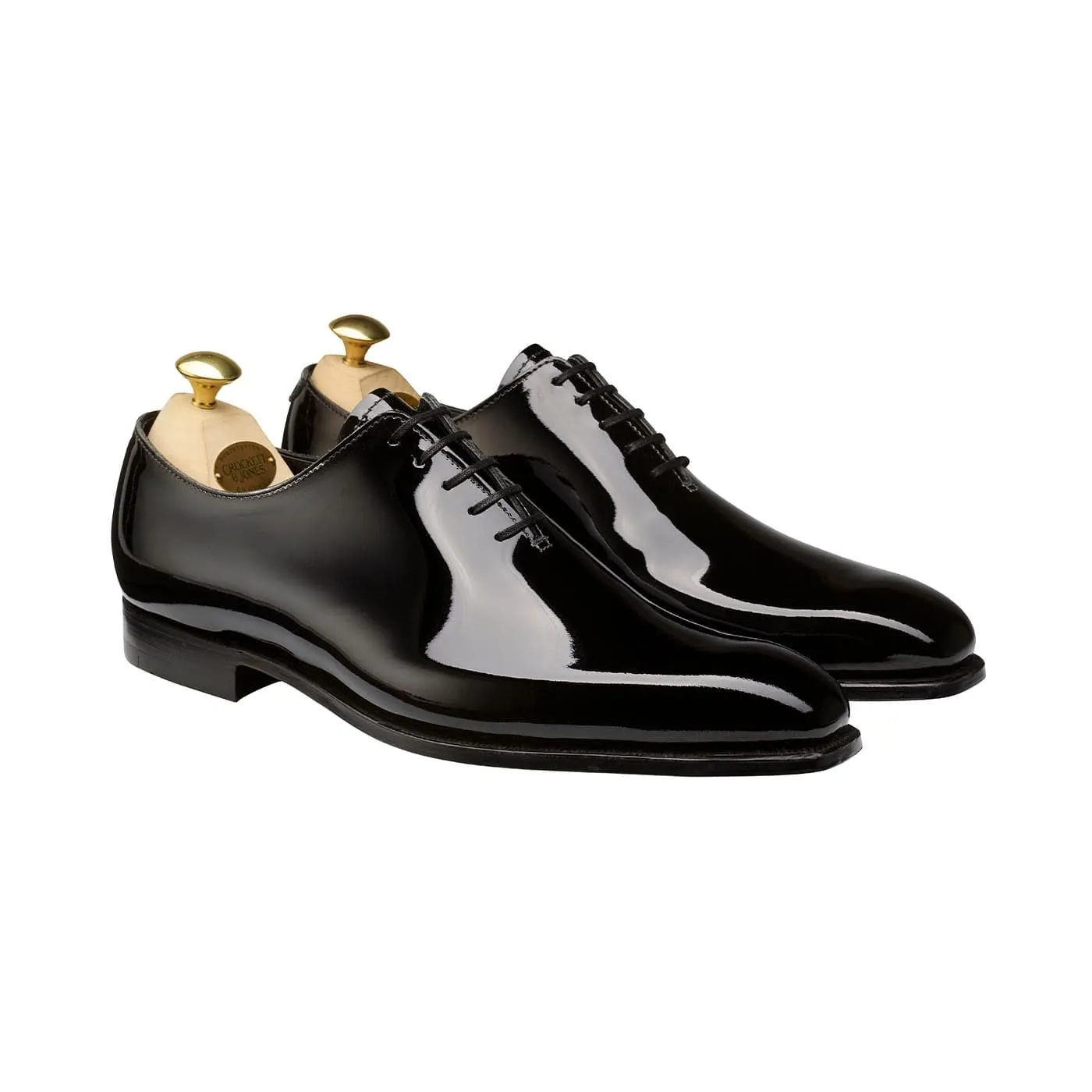 Alex Black Patent sold by Crockett & Jones