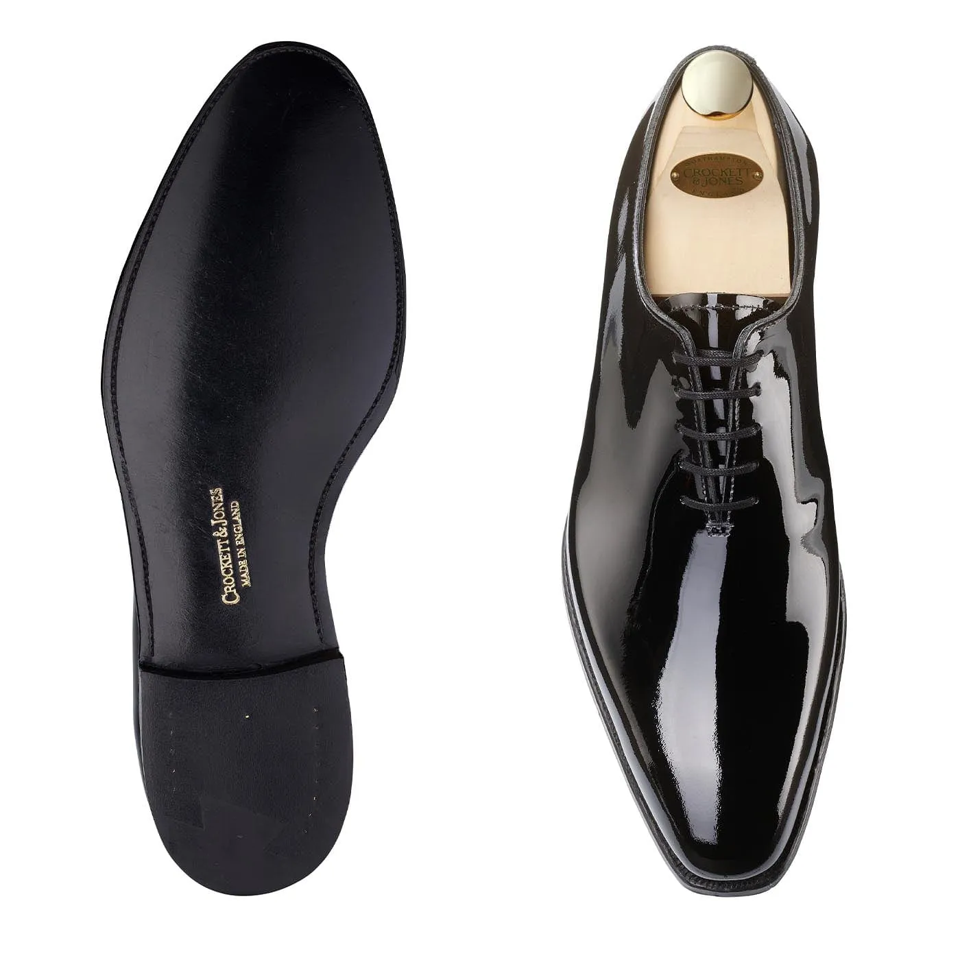 Alex Black Patent sold by Crockett & Jones product image thumbnail 2
