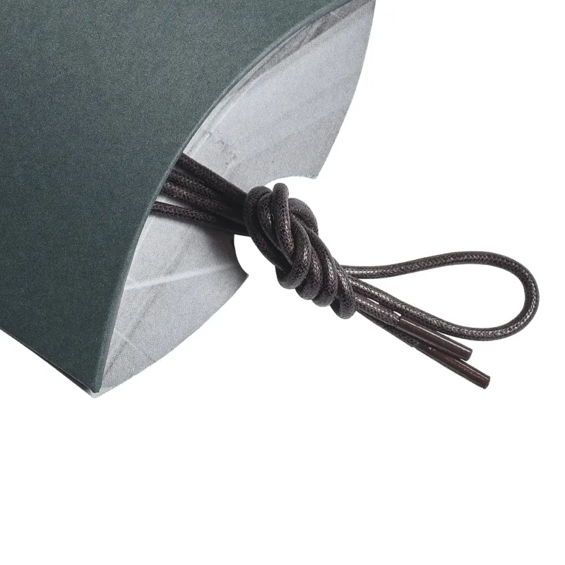 Dark Brown Wax Laces - 60cm sold by Crockett & Jones