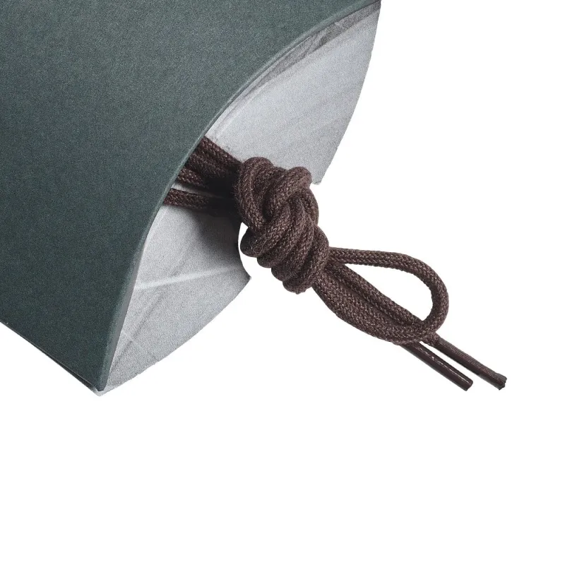 Dark Brown Cotton Laces - 70cm sold by Crockett & Jones