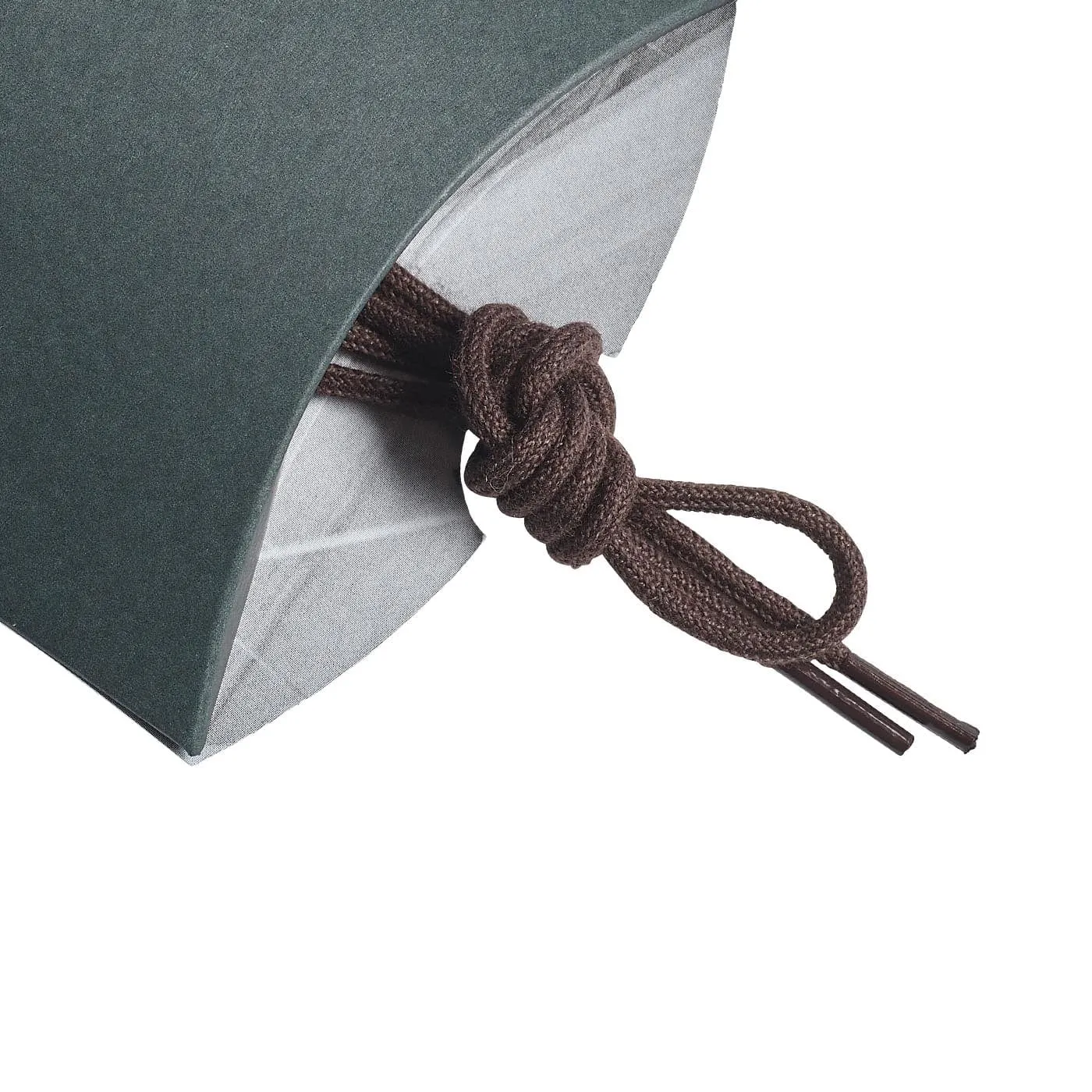 Dark Brown Cotton Laces - 70cm sold by Crockett & Jones