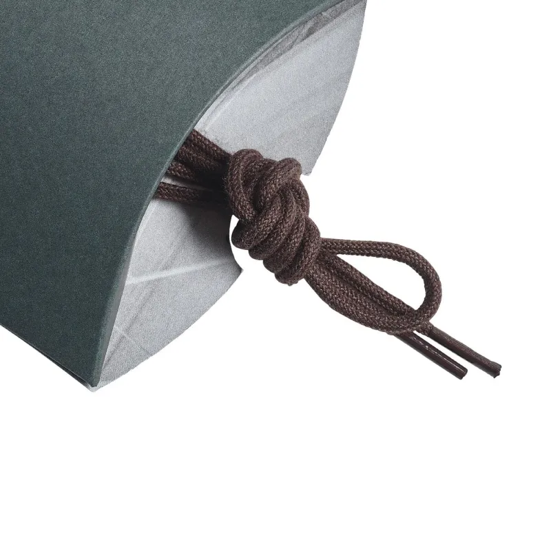 Dark Brown Cotton Laces - 65cm sold by Crockett & Jones