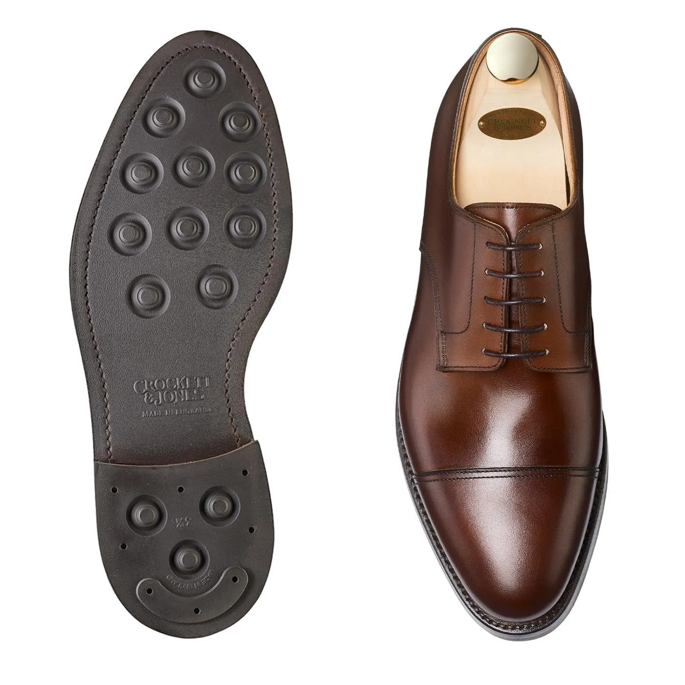 Ripon Dark Brown Burnished Calf sold by Crockett & Jones product image thumbnail 2