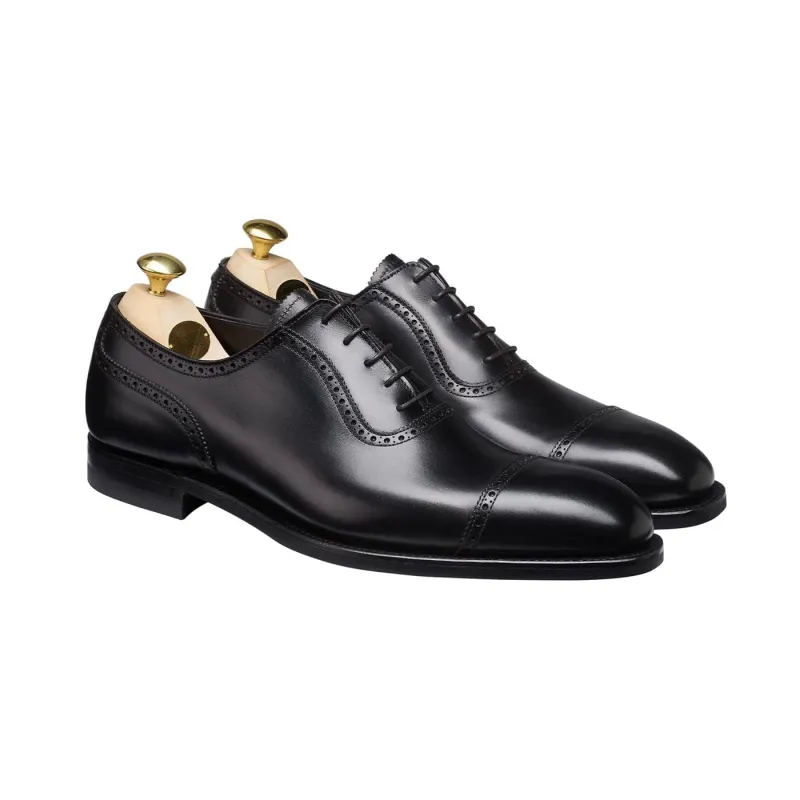 Albany 4 Black Calf sold by Crockett & Jones