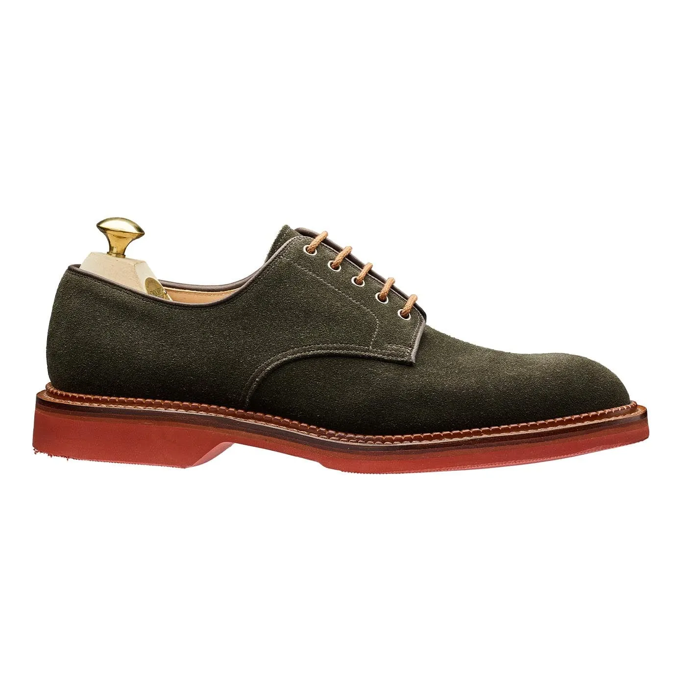 Cornell Earth Green Suede sold by Crockett & Jones product image thumbnail 3