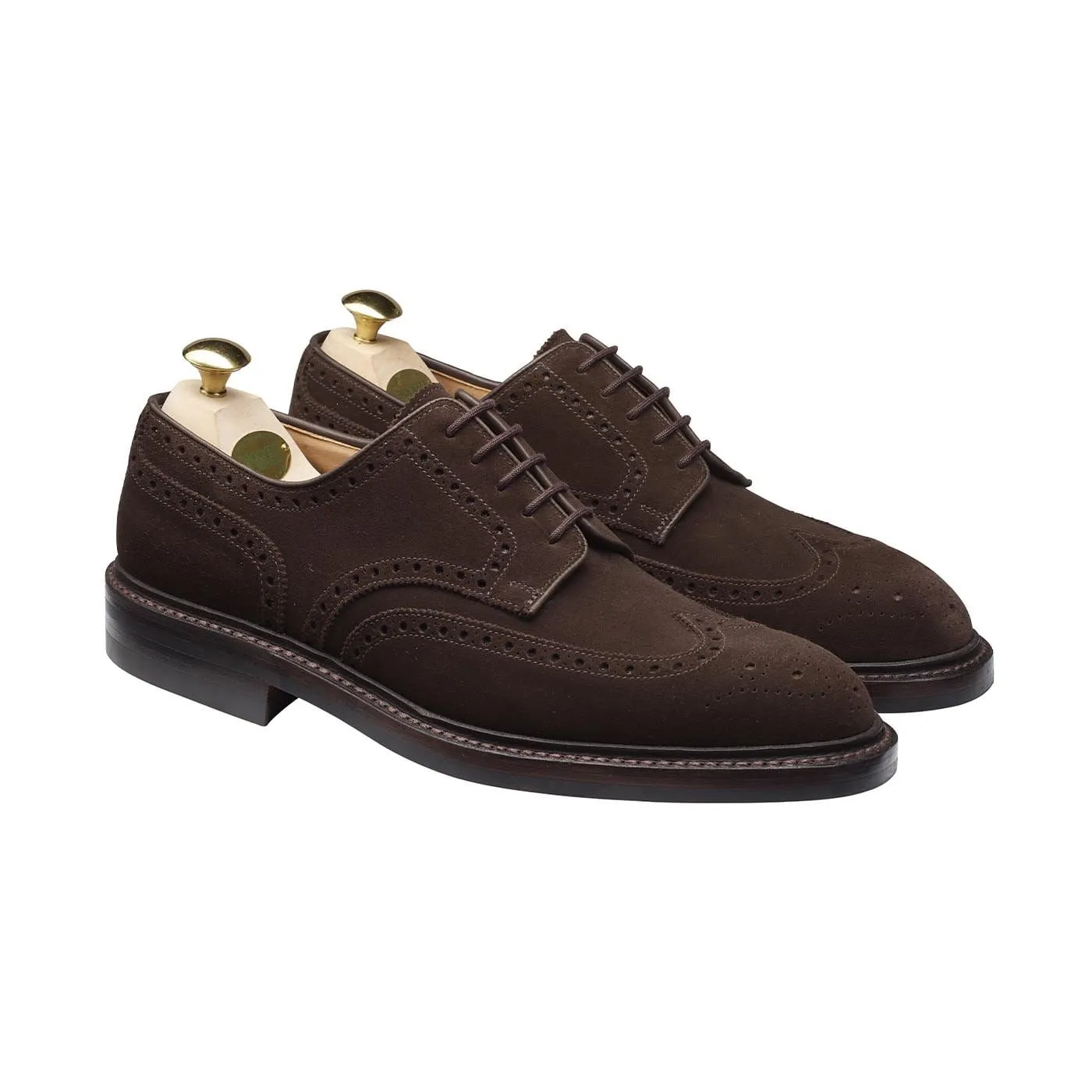 Pembroke Dark Brown Suede sold by Crockett & Jones