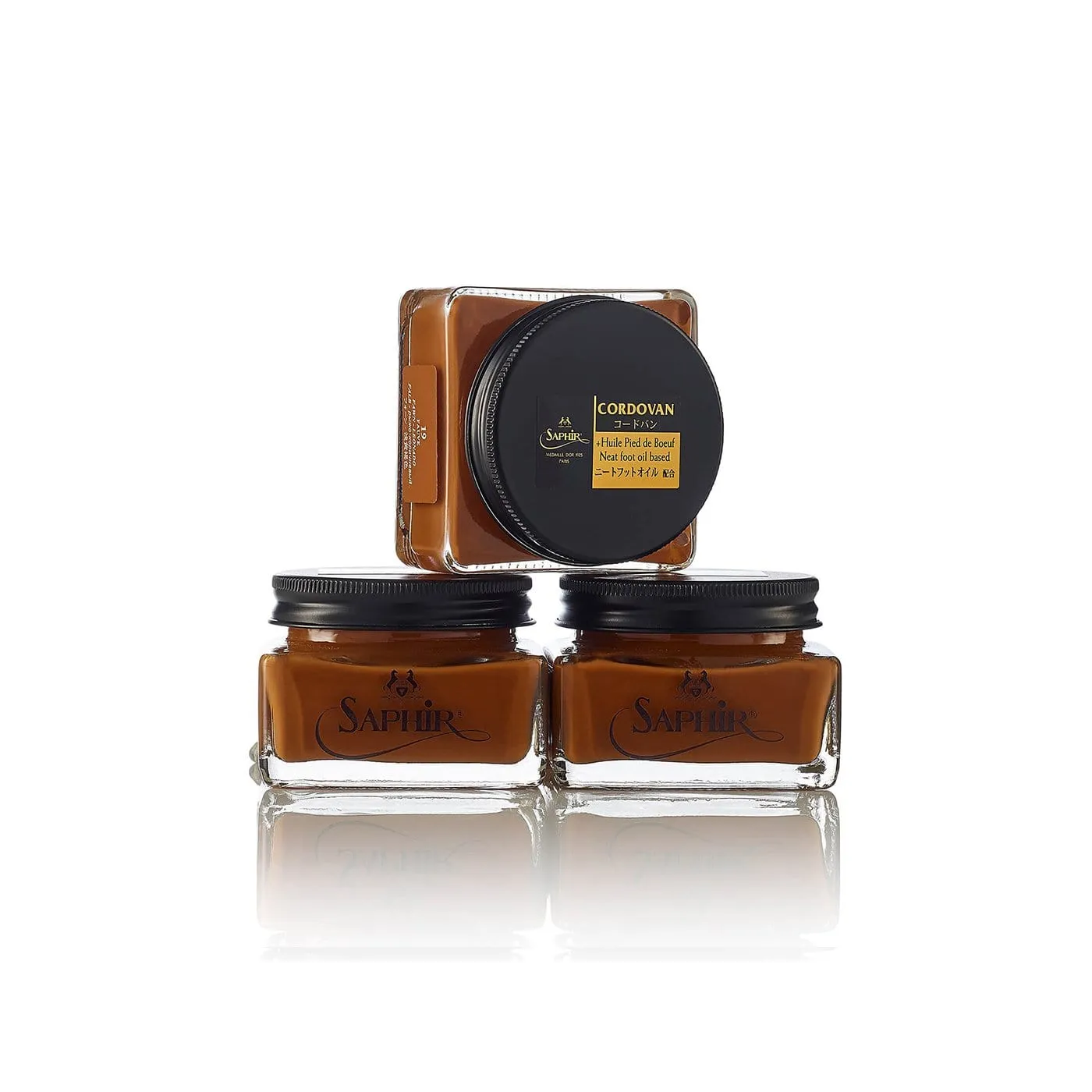 Cordovan Shoe Cream, Tan (19) 75ml sold by Crockett & Jones