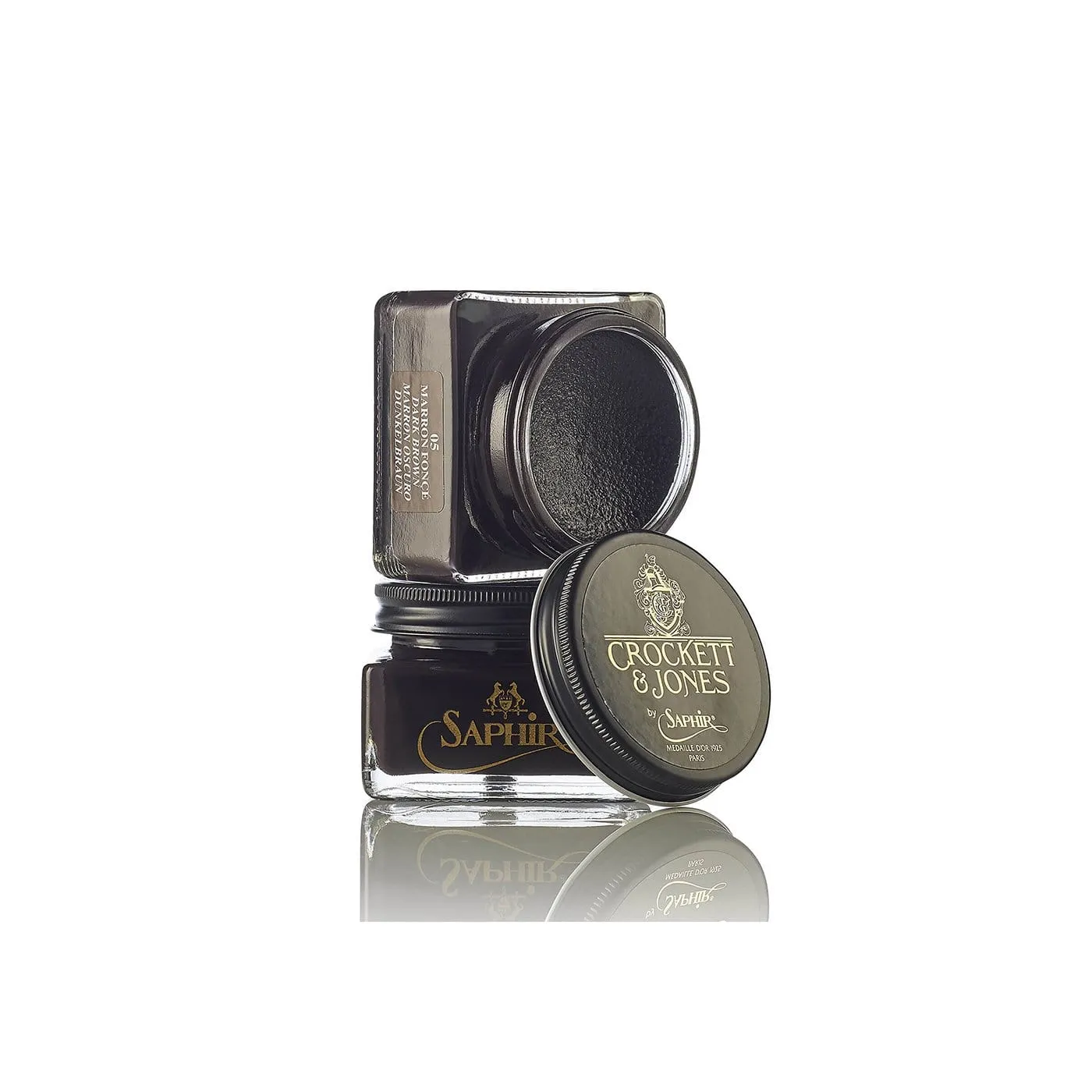 Pommadier Shoe Cream, Dark Brown (05) 75ml sold by Crockett & Jones