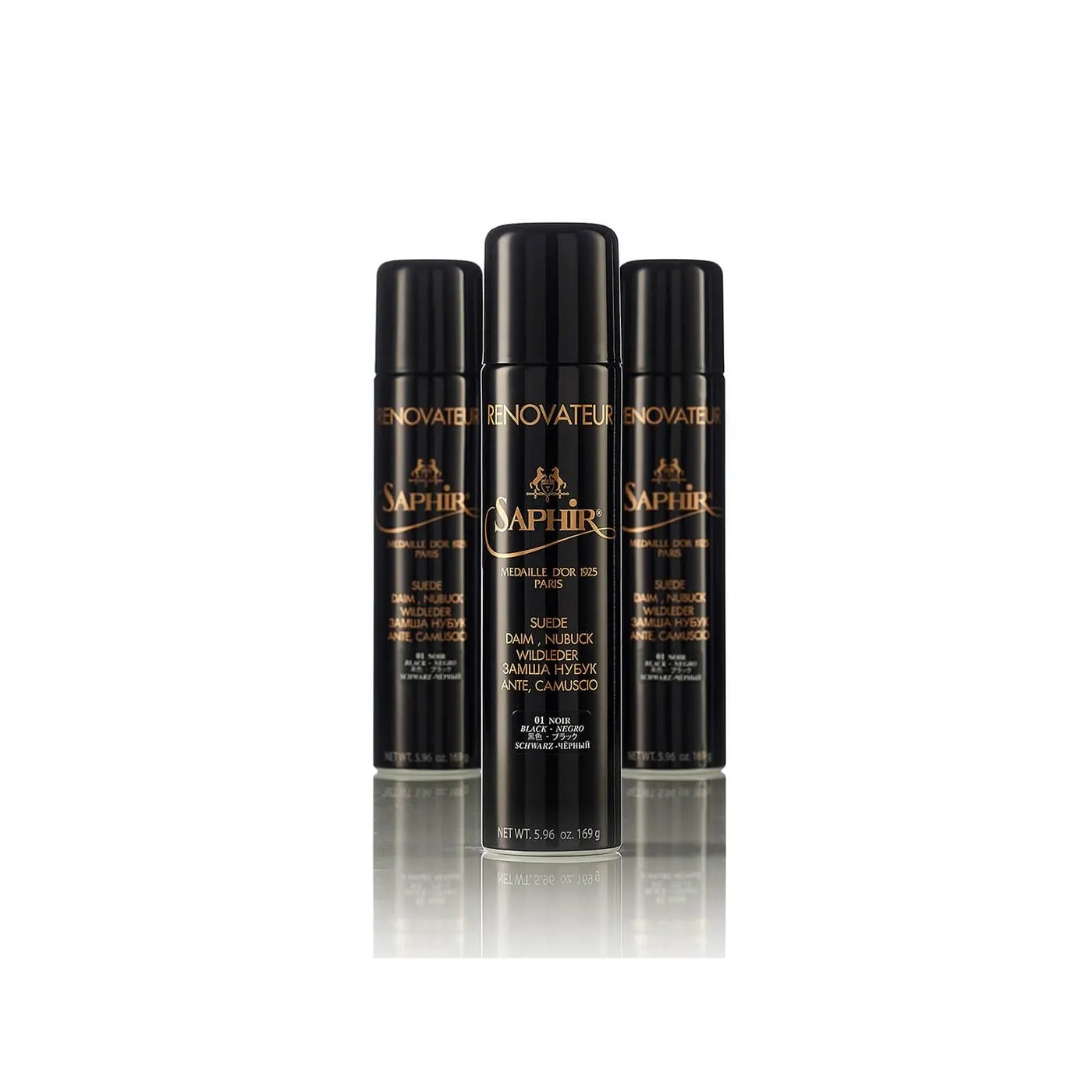 Renovator Suede Spray, Black (01) sold by Crockett & Jones