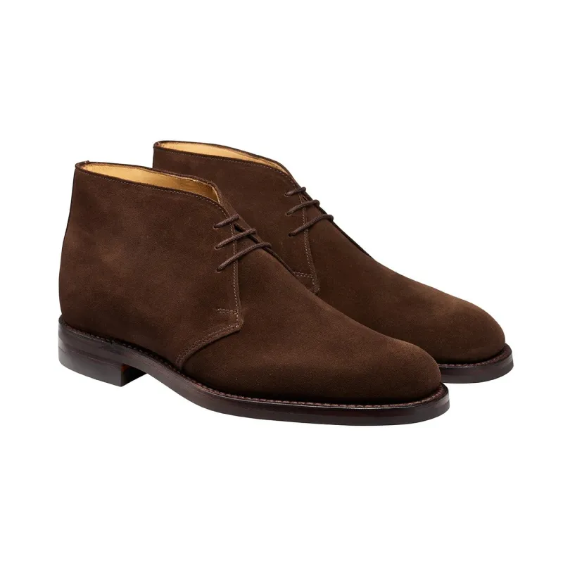 Chiltern Dark Brown Suede sold by Crockett & Jones