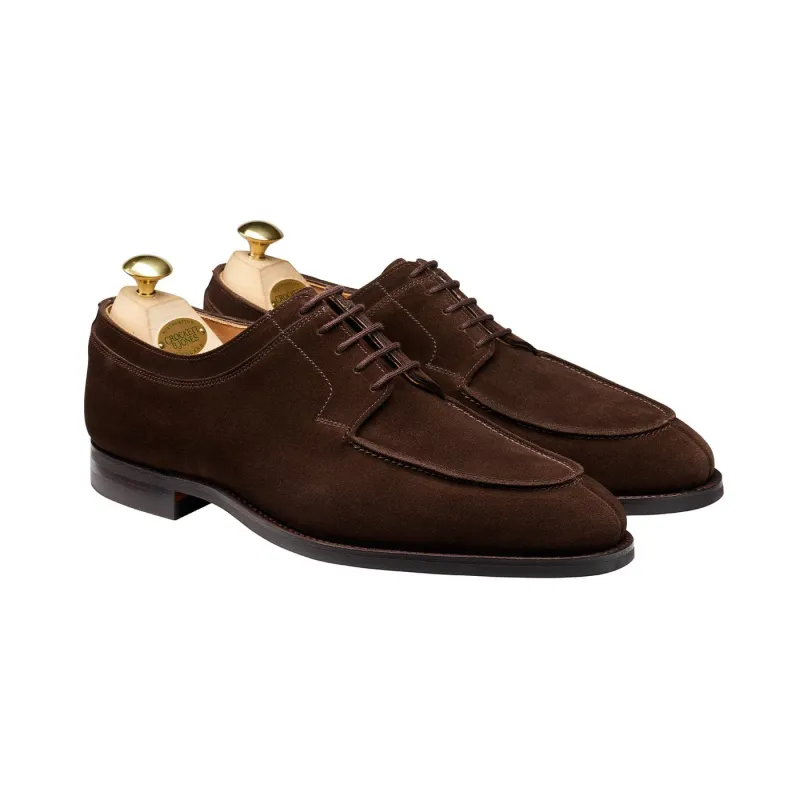 Hardwick Dark Brown Suede sold by Crockett & Jones