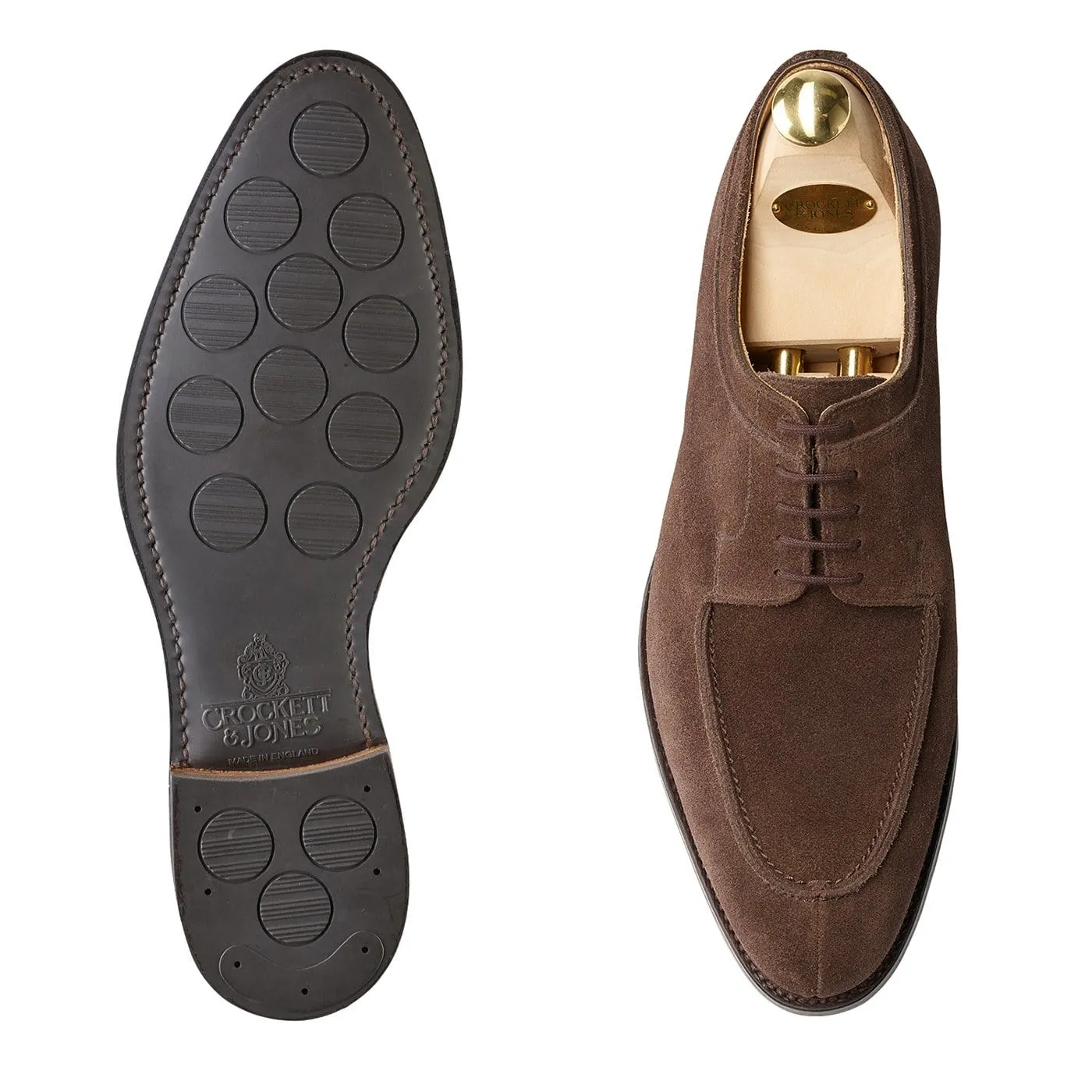 Hardwick Dark Brown Suede sold by Crockett & Jones product image thumbnail 2