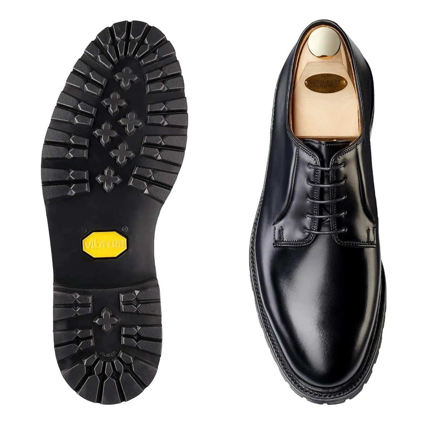 Lanark 3 Black Cavalry Calf sold by Crockett & Jones product image thumbnail 2