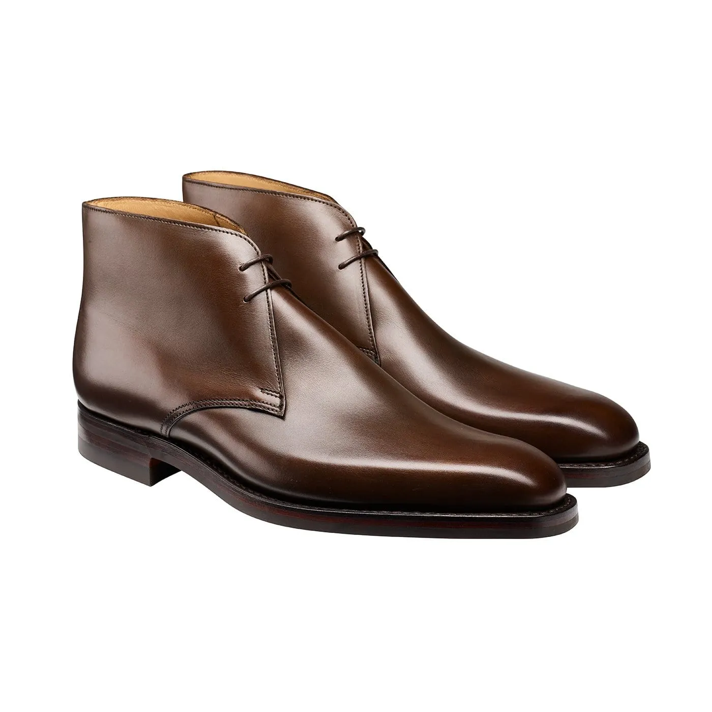 Tetbury Dark Brown Wax Calf sold by Crockett & Jones