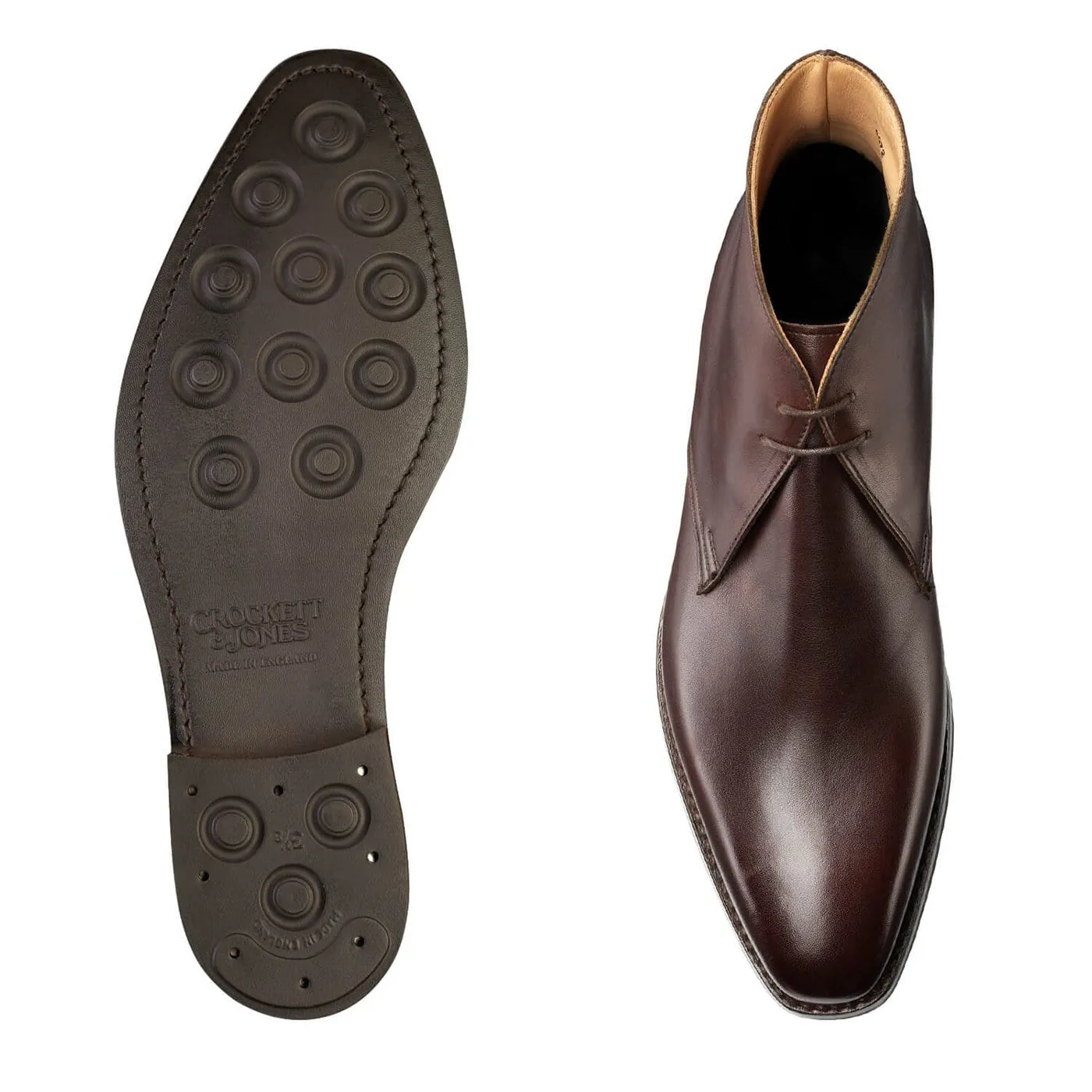 Tetbury Dark Brown Wax Calf sold by Crockett & Jones product image thumbnail 2