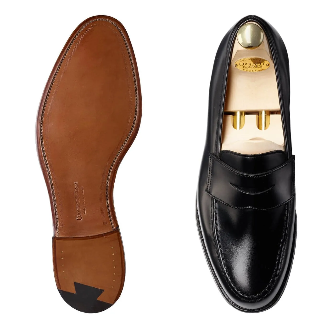 Boston Black Cavalry Calf sold by Crockett & Jones product image thumbnail 2