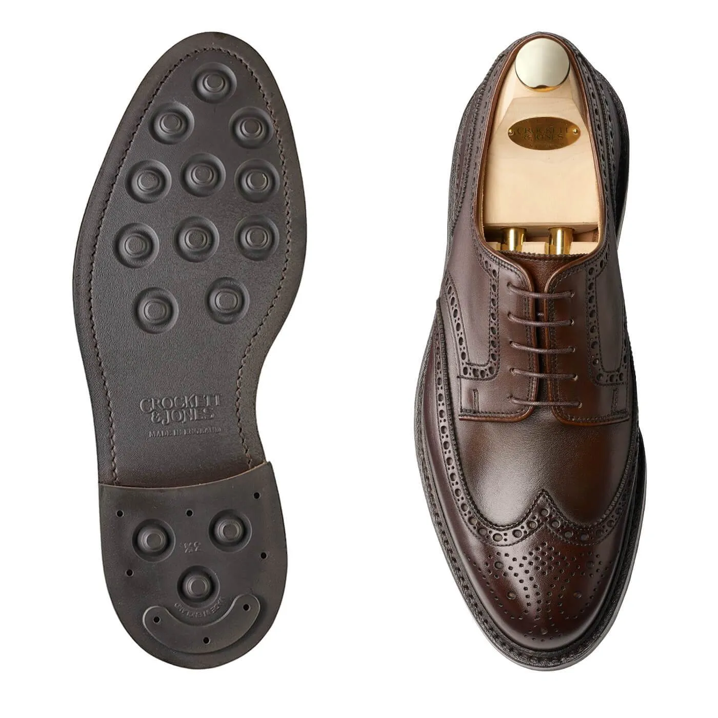 Pembroke Dark Brown Wax Calf sold by Crockett & Jones product image thumbnail 2