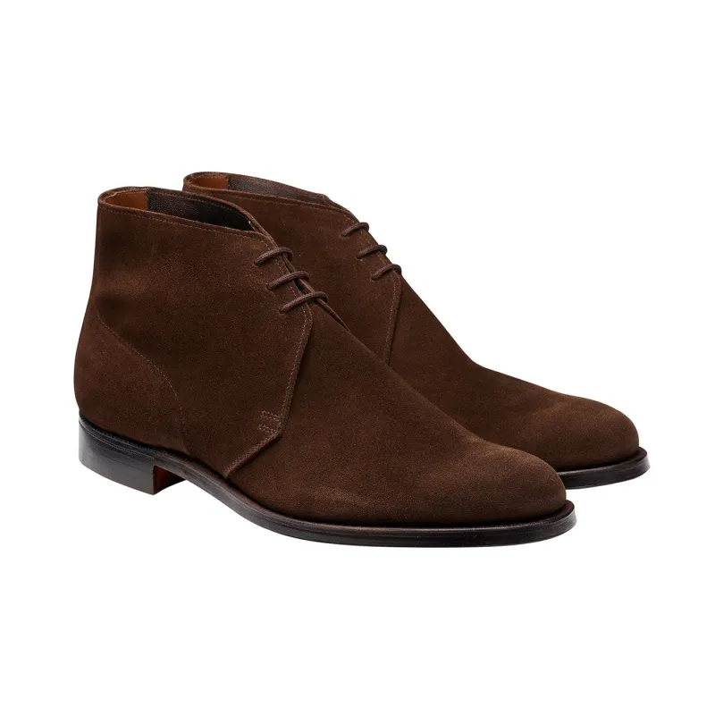 Chukka Dark Brown Suede sold by Crockett & Jones