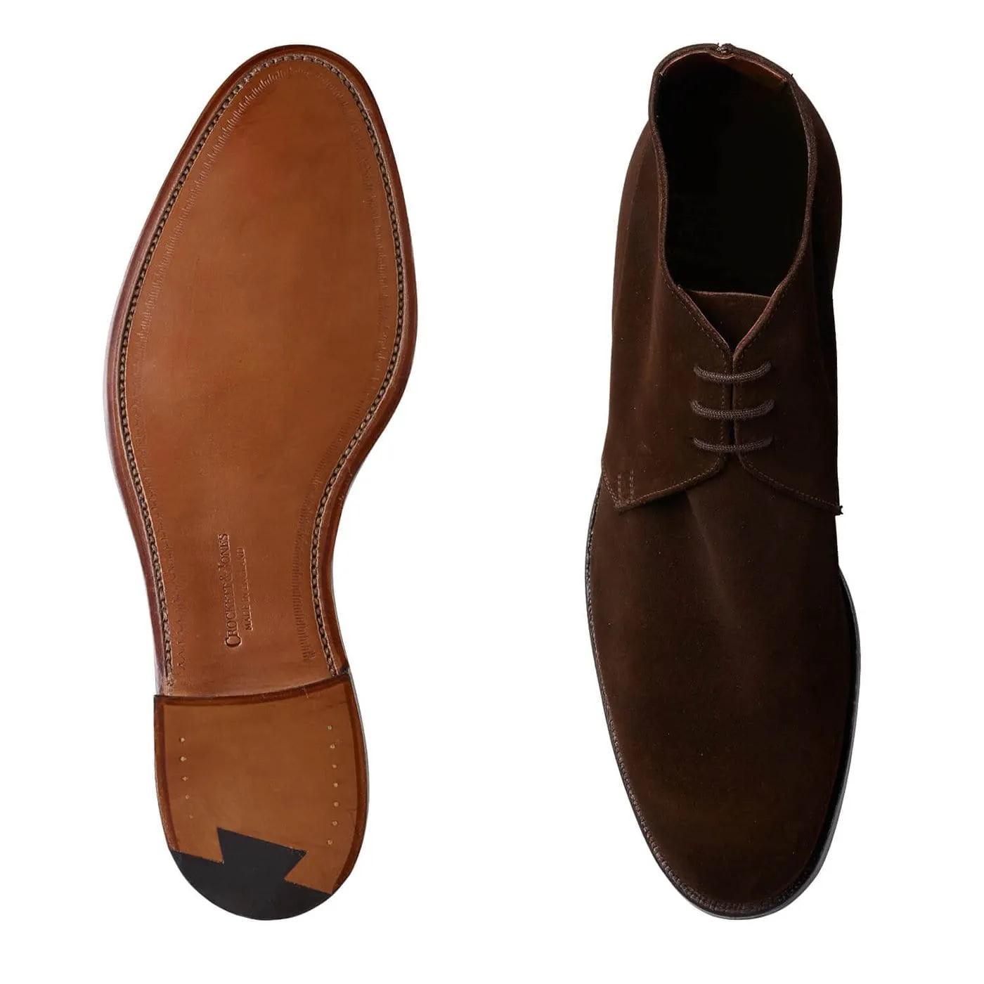 Chukka Dark Brown Suede sold by Crockett & Jones product image thumbnail 2