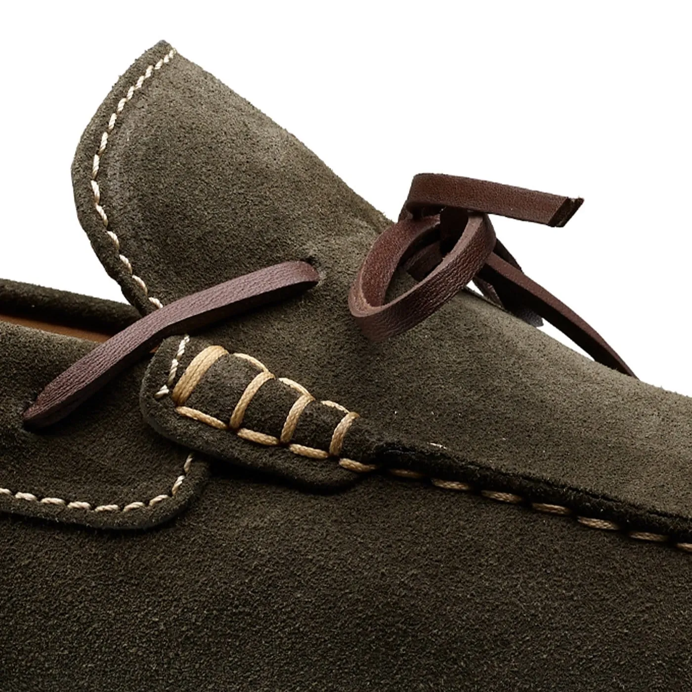 Napoli Earth Green Suede sold by Crockett & Jones product image thumbnail 5