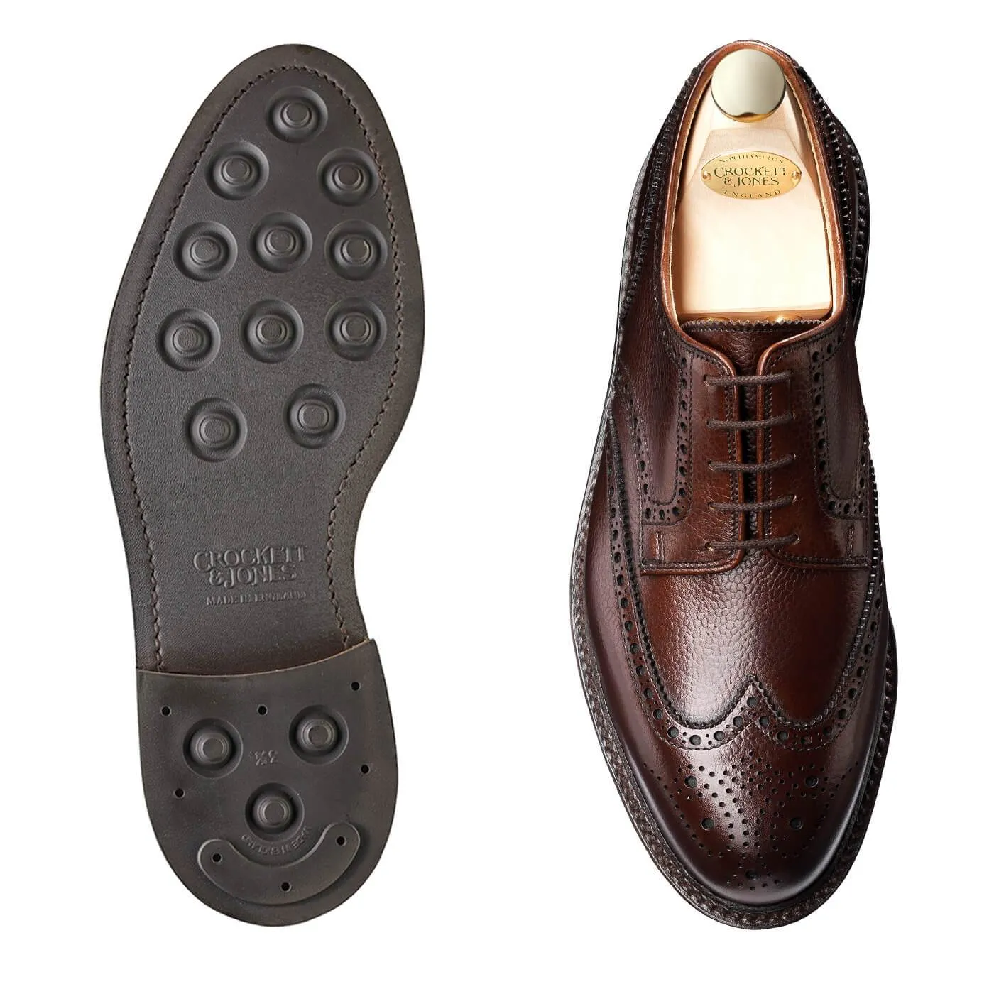 Pembroke Dark Brown Scotch Grain sold by Crockett & Jones product image thumbnail 2