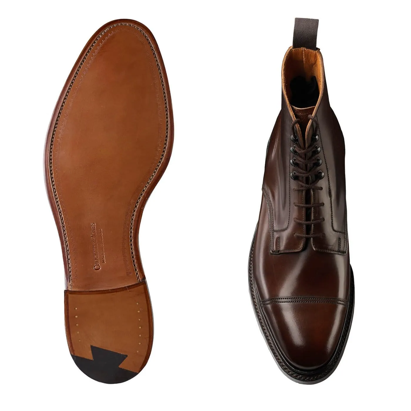 Harlech Dark Brown Cordovan sold by Crockett & Jones product image thumbnail 2