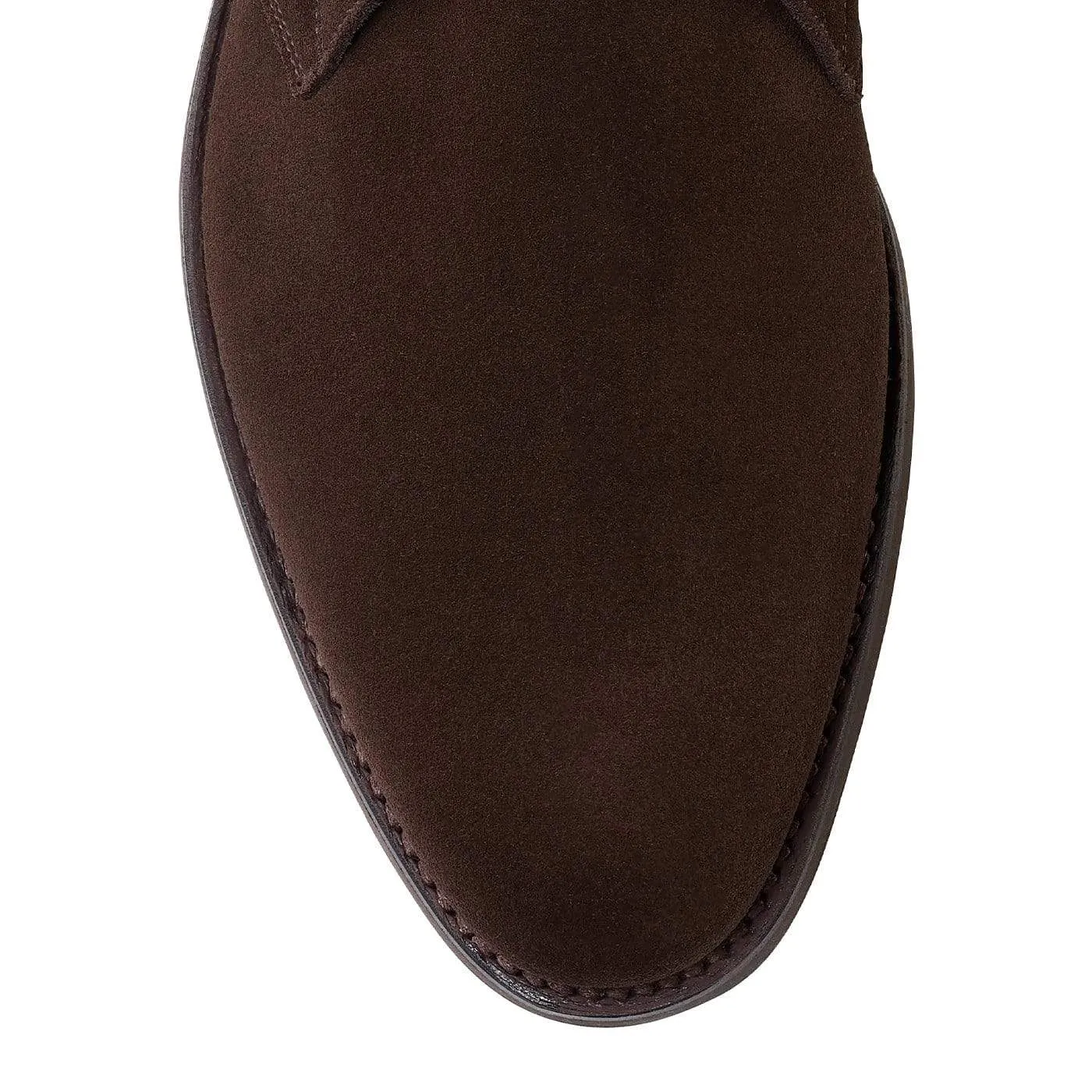 Upton Dark Oak Suede sold by Crockett & Jones product image thumbnail 4