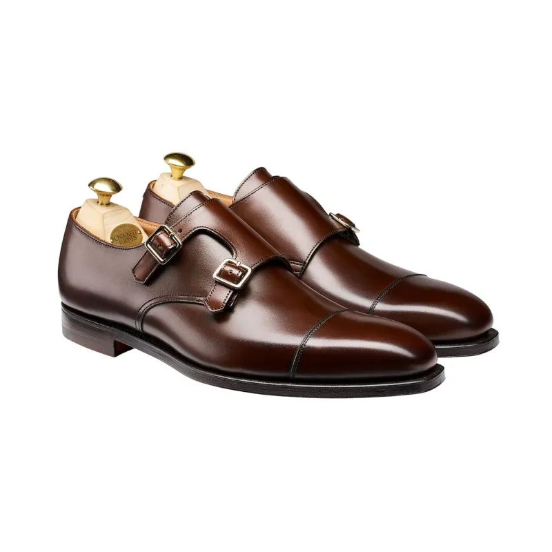 Lowndes Dark Brown Burnished Calf sold by Crockett & Jones