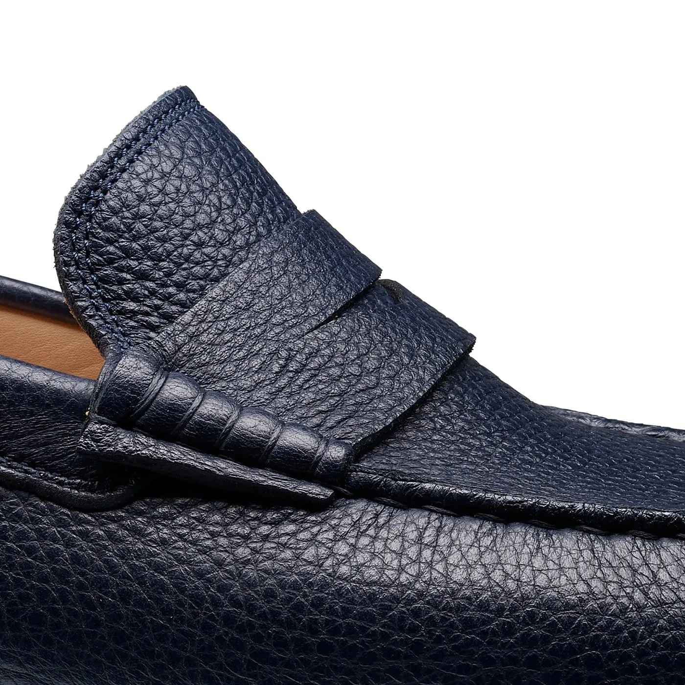 Genoa Navy Grain sold by Crockett & Jones product image thumbnail 5