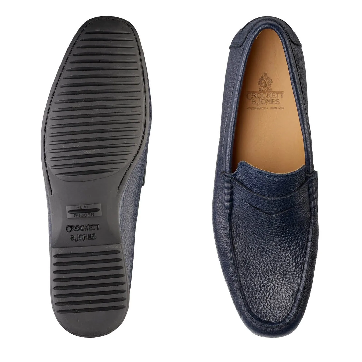 Genoa Navy Grain sold by Crockett & Jones product image thumbnail 2