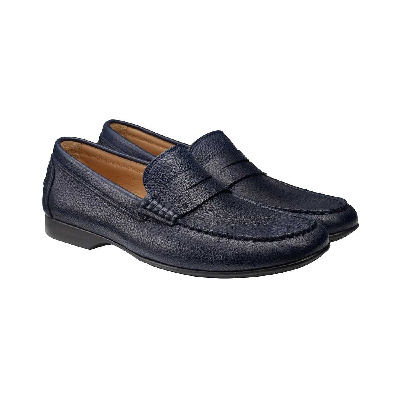 Genoa Navy Grain sold by Crockett & Jones