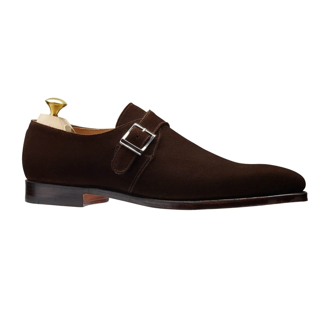 Monkton Dark Brown Calf Suede sold by Crockett & Jones product image thumbnail 3