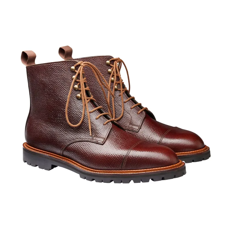 Coniston Chestnut Russian Grain sold by Crockett & Jones