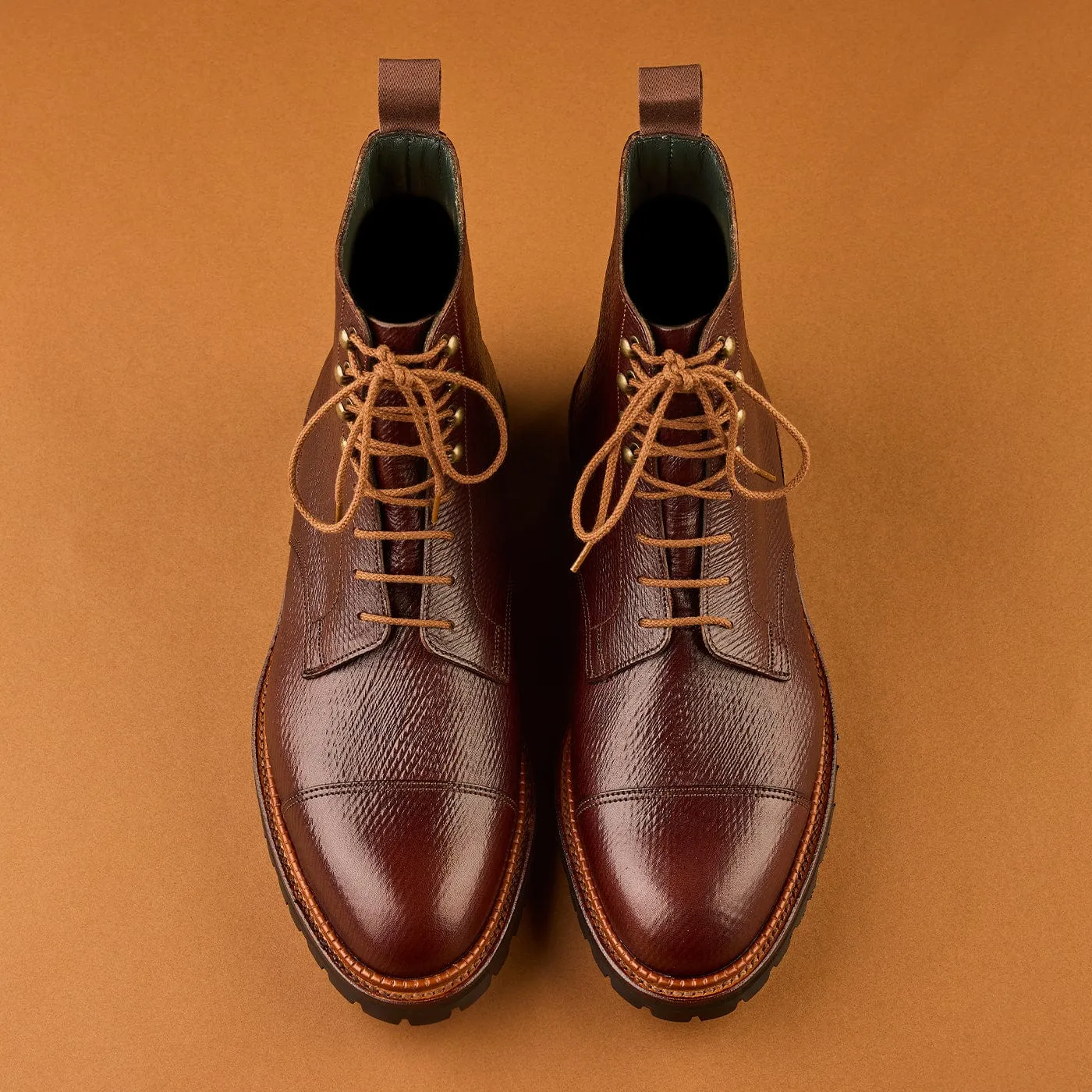 Coniston Chestnut Russian Grain sold by Crockett & Jones product image thumbnail 2