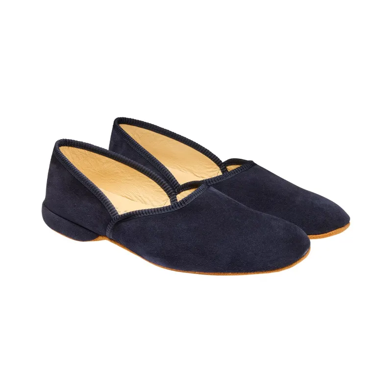 Savoy 2 Navy Suede sold by Crockett & Jones