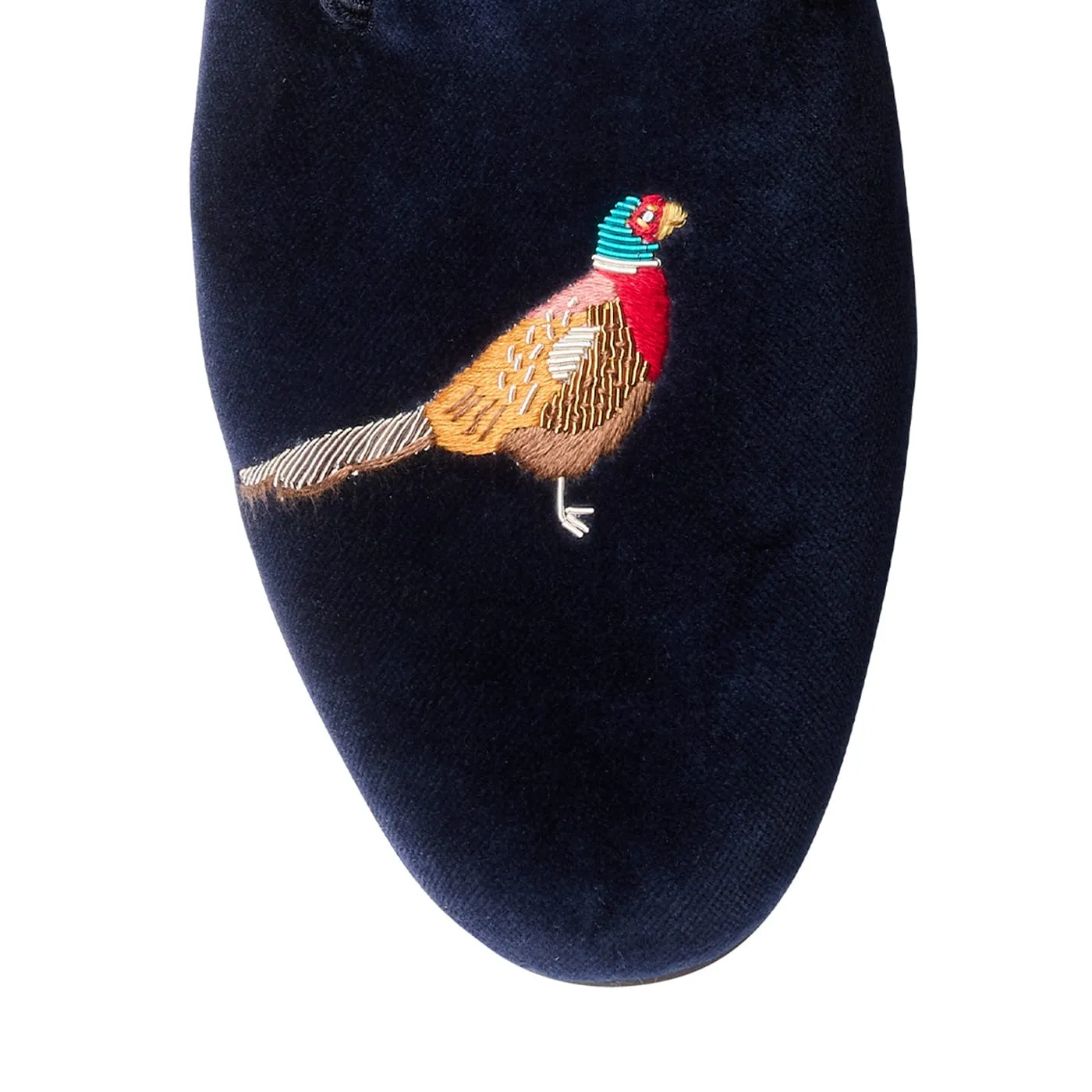 Pheasant Navy Velvet sold by Crockett & Jones product image thumbnail 4