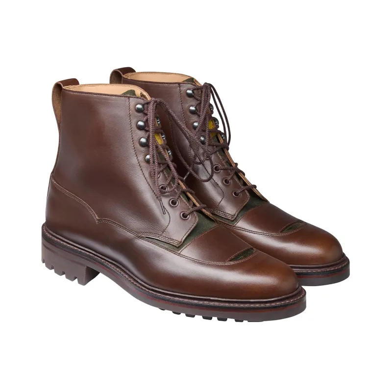 Everest Dark Brown Waterproof Sides made by Crockett & Jones