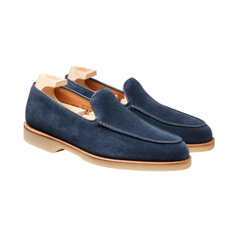 Salcombe 2 Ocean Suede made by Crockett & Jones