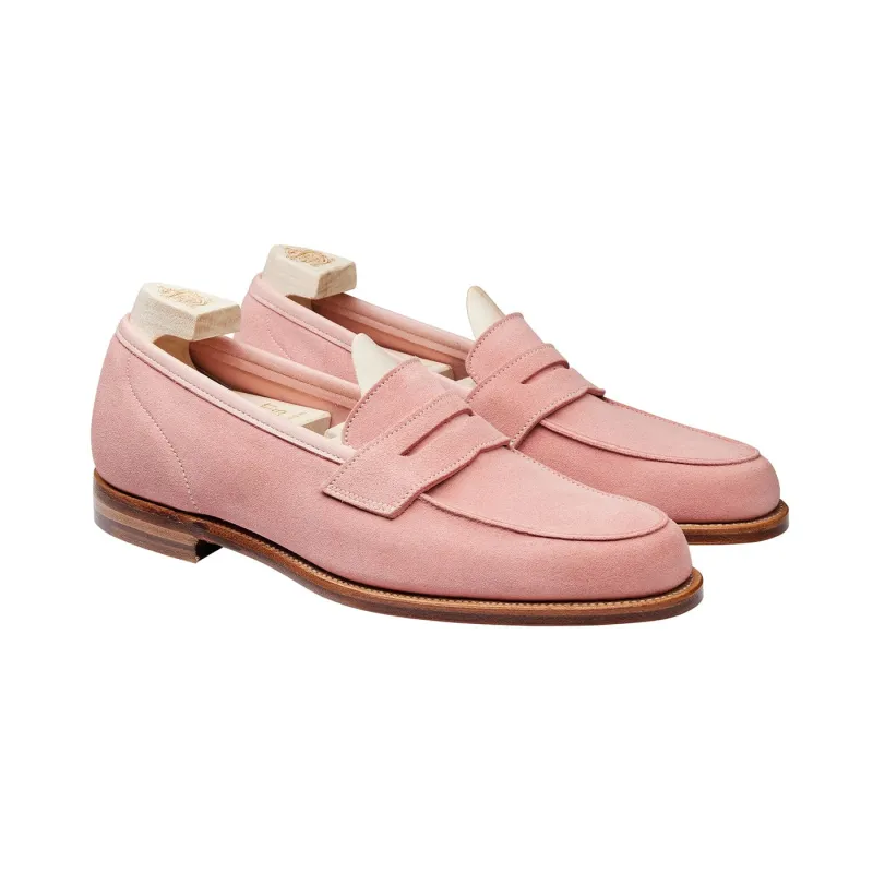 Lilou Pink Calf Suede sold by Crockett & Jones