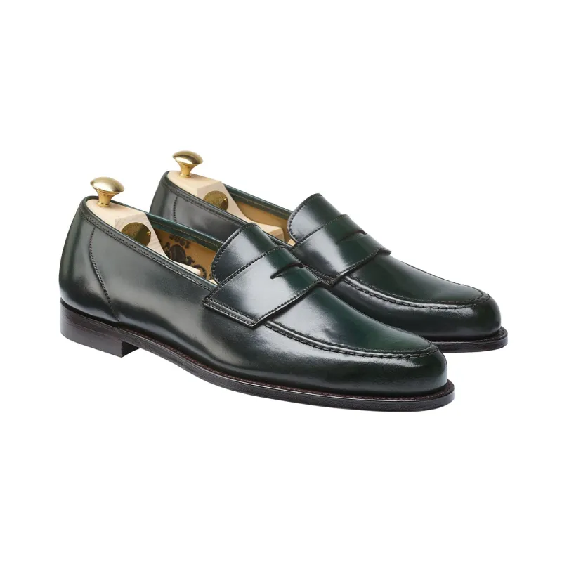 Harvard 2 Green Cordovan made by Crockett & Jones