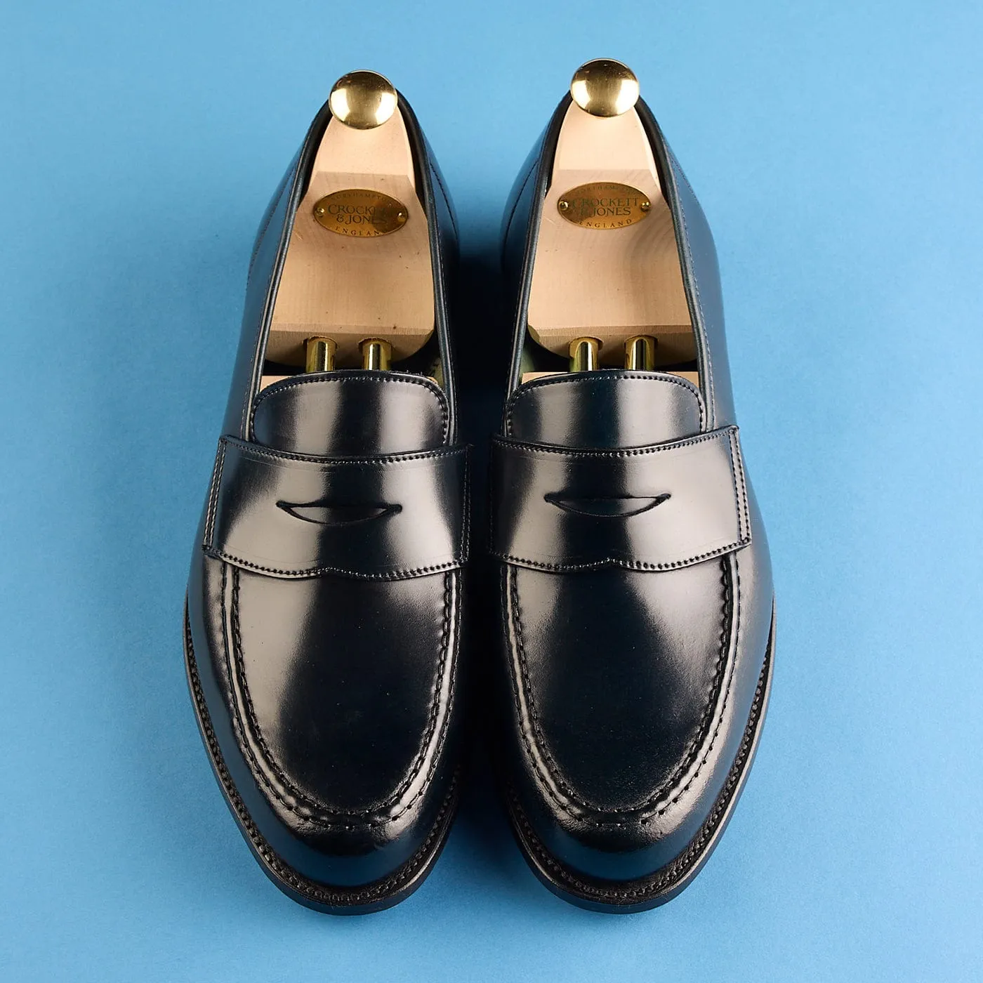 Harvard 2 Navy Cordovan sold by Crockett & Jones product image thumbnail 2