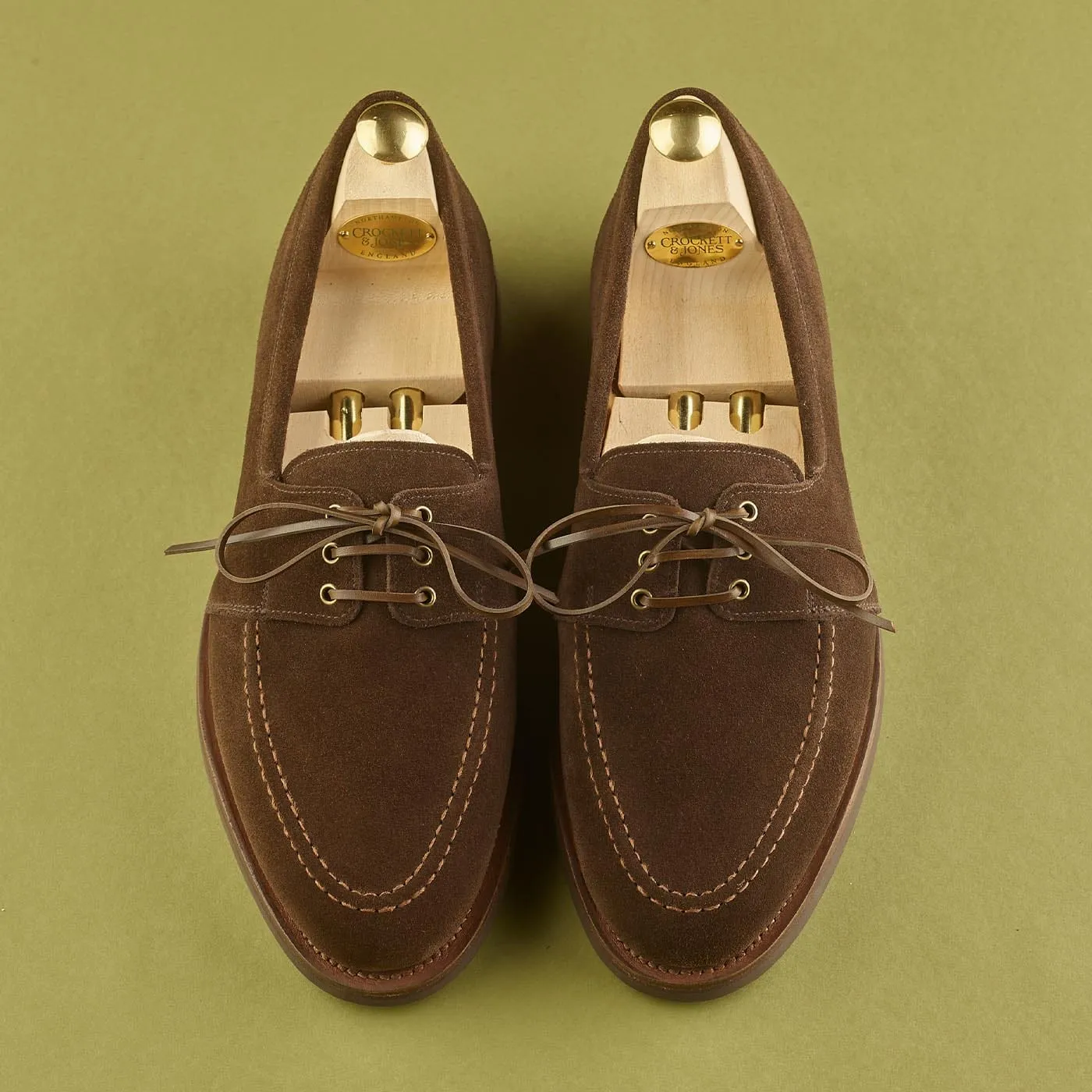 Falmouth Dark Brown Suede sold by Crockett & Jones product image thumbnail 2