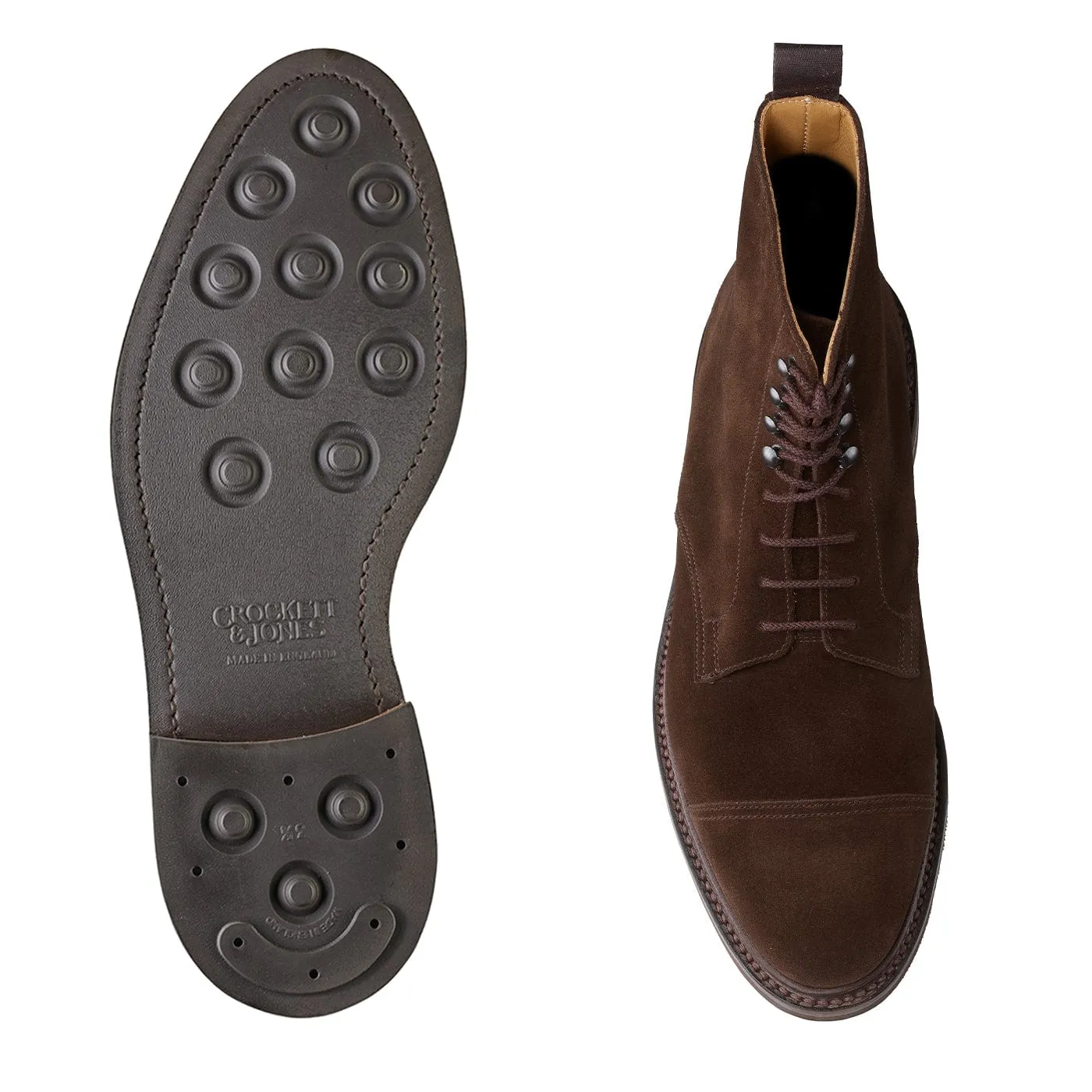 Coniston Dark Brown Suede sold by Crockett & Jones product image thumbnail 2