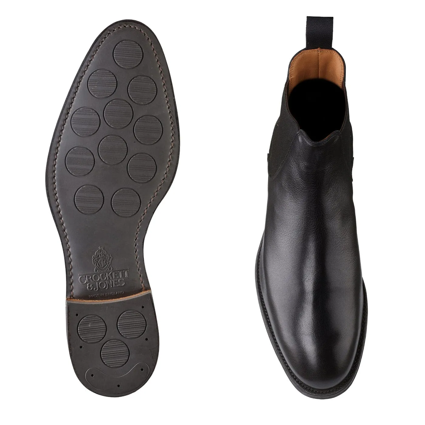 Chelsea 5 Black Milled Calf sold by Crockett & Jones product image thumbnail 2