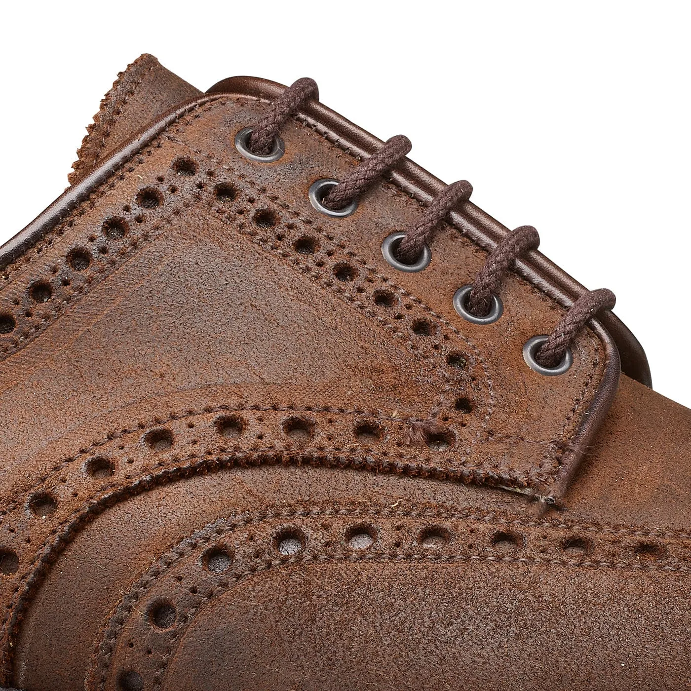 Cardigan 4 Dark Brown Rough-Out Suede sold by Crockett & Jones product image thumbnail 5