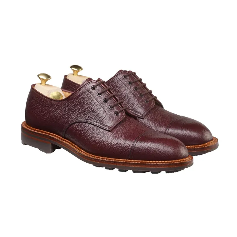 Sandhurst Oxblood Zug Grain made by Crockett & Jones