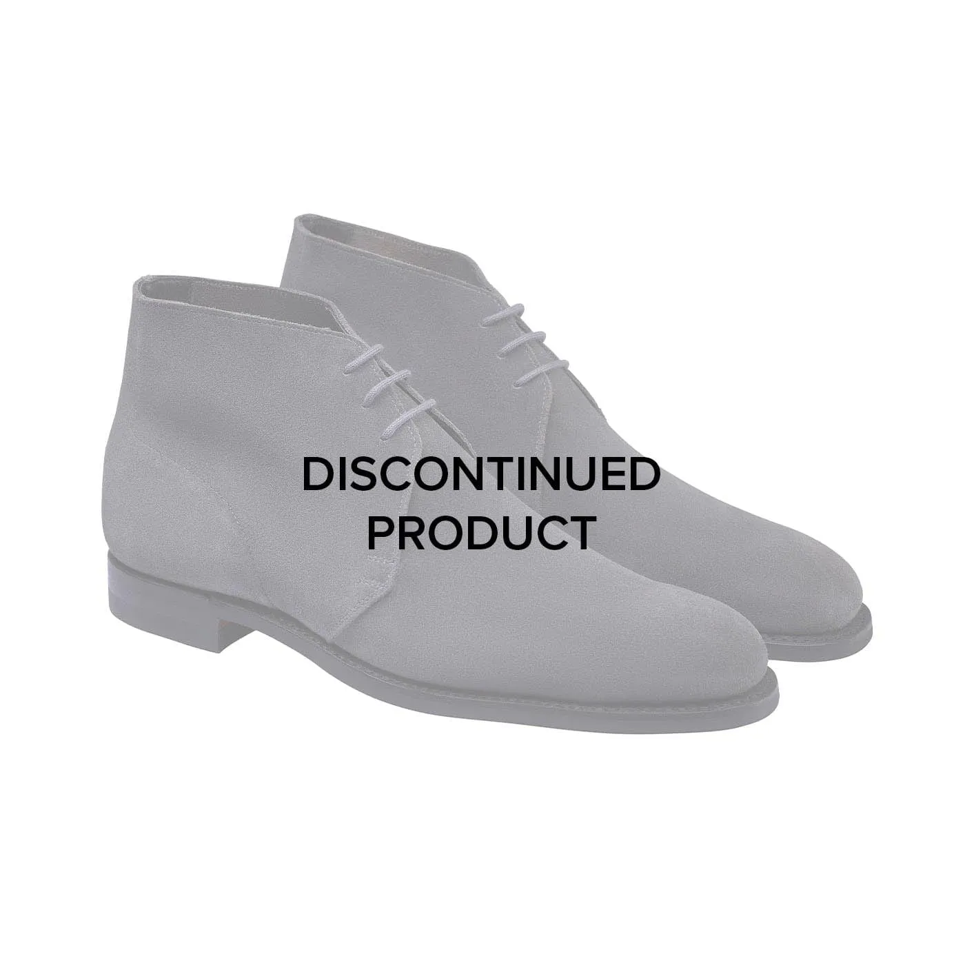 Chukka Shark Grey Suede sold by Crockett & Jones