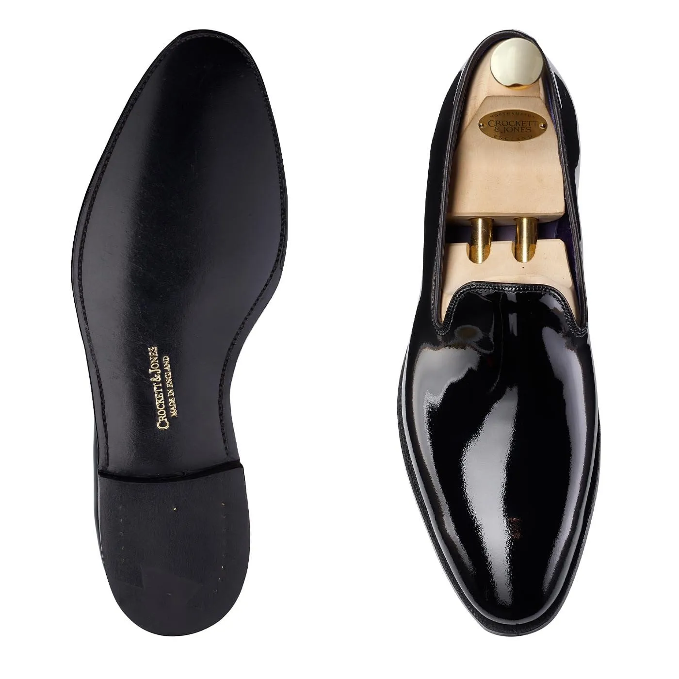 Kensington Black Patent sold by Crockett & Jones product image thumbnail 2
