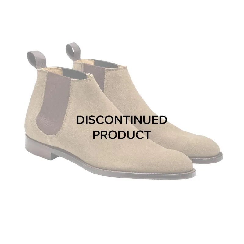 Epsom Khaki Suede made by Crockett & Jones