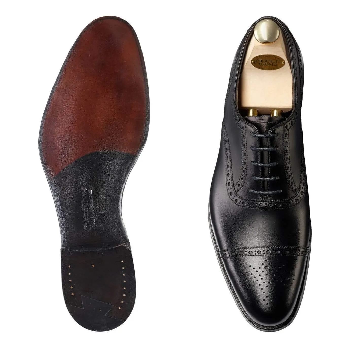 Barrington 2 Black Calf sold by Crockett & Jones product image thumbnail 2